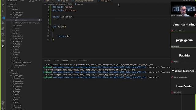 083022 COSC 1337 Data types: int, double, char, string