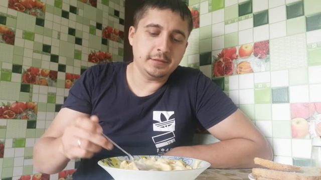 МУКБАНГ\СУП С ДОМАШНЕЙ ЛАПШОЙ