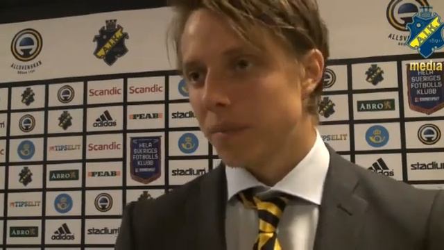 AIK - Mjällby 3-0 - Viktor Lundberg Efter Matchen