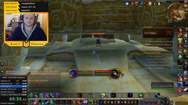 World of Warcraft - All Vanilla Dungeons in 1:29:04