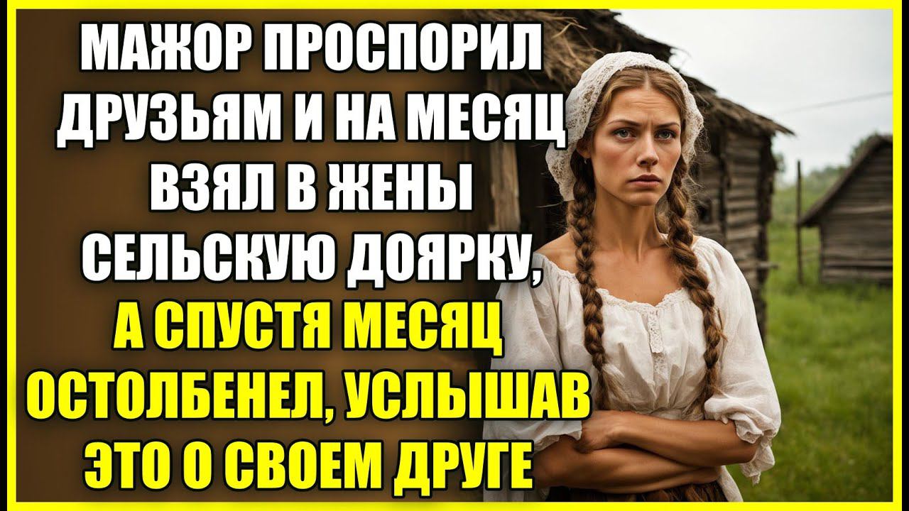 Мажор ПРОСПОРИЛ друзьям и на месяц взял в жены доярку, а вскоре остолбенел услышав это о своем друге