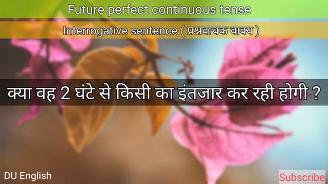 future perfect continuous tense exercises in hindi | will/shall have been