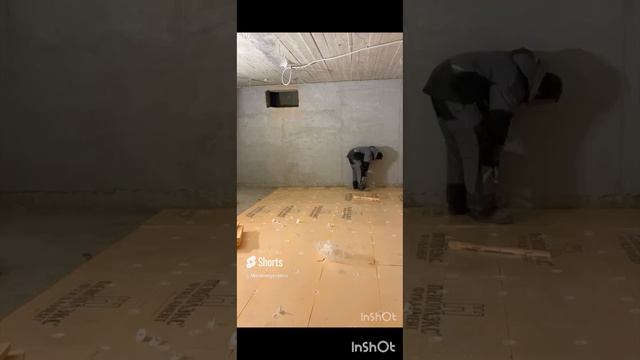 Подготовка основания для тёплого пола