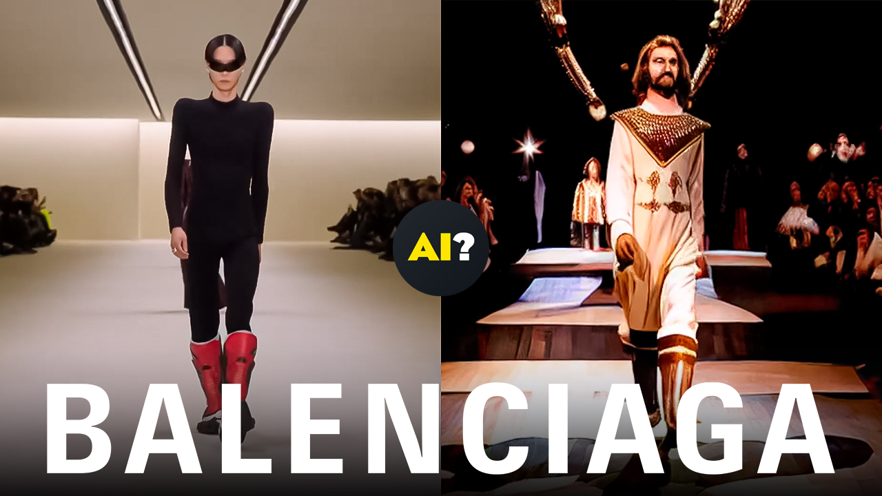 Показ мод Balenciaga в средние века