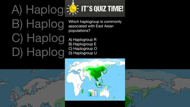 Which haplogroup is commonly associated with East Asian populations?