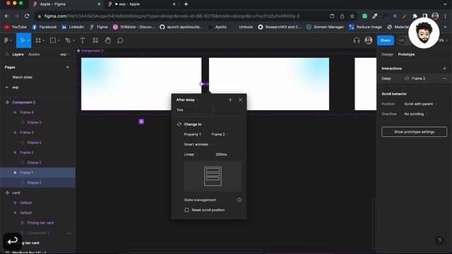 Animated Border While Hovering - Figma Prototype Tutorial