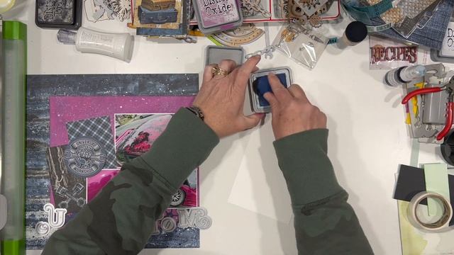 Scrapbooking Process Video: 100% Custom (Stretch the Sketch/Kit Conspiracy)