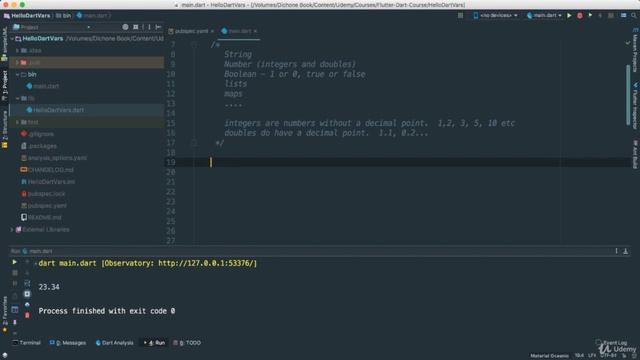 Dart Boolean numbers #flutter #dart