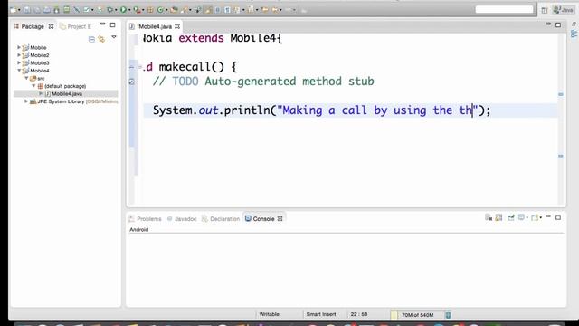 Abstract classes in Java