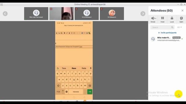 Cara submit jurnal sasaran