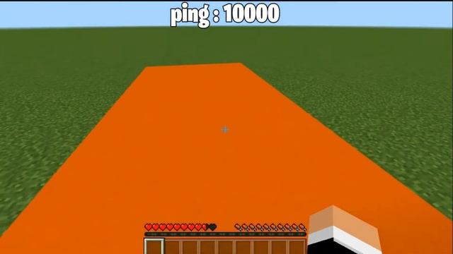 ping 10000 vs ping 10 in minecraft