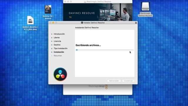 ? Cómo instalar Davinci Resolve en Apple MacOs X