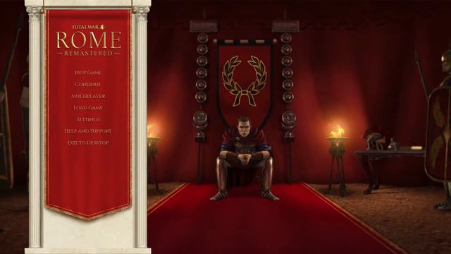 Title and Loading Screens. Rome Total War Remastered