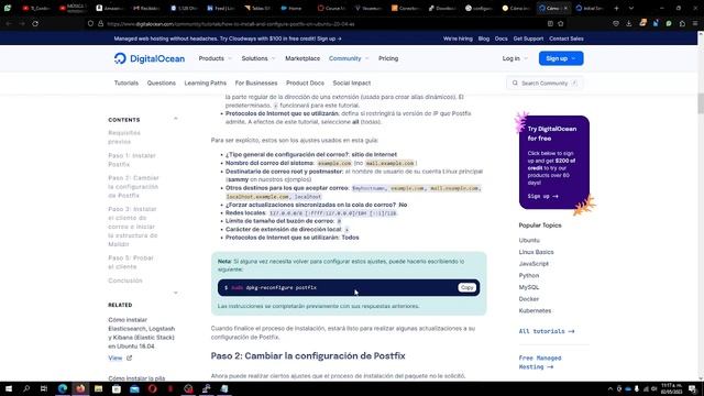 SERVIDORES - Configuración de correo en Ubuntu Server 20.04 con POSTFIX Y S-NAIL