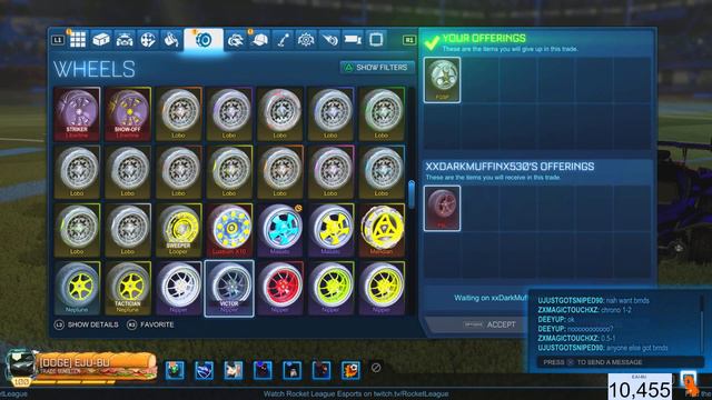 LIVE/ ROCKET LEAGUE/ NEW PCC CRATE COMING/ENTER 200 KEY GIVEAWAY/TRADING AND GAMES