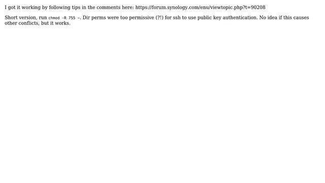 SSH Key Authentication on Synology NAS (6 Solutions!!)