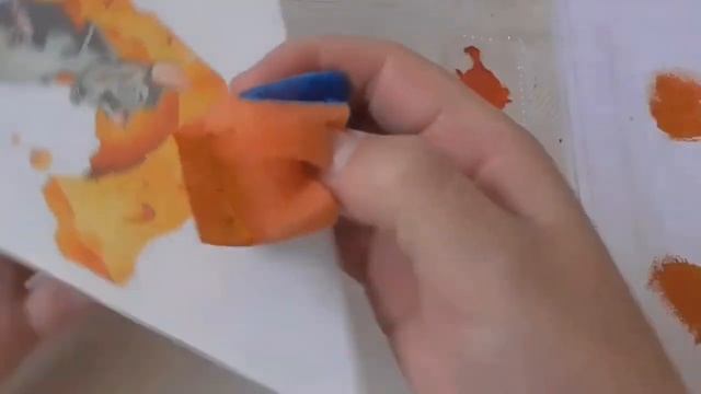 Футаж ДЕКУПАЖ ПО ДЕРЕВУ .  Работа  с красками .