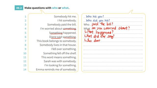 Unit 49: Questions 1