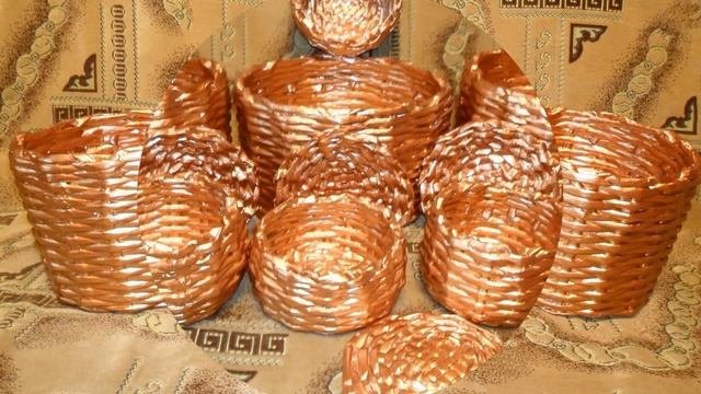 ПЛЕТЕНИЕ ИЗ ГАЗЕТ