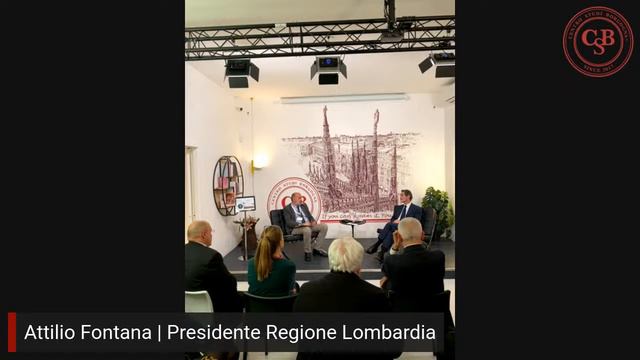 Regionali Lombardia: incontro con il Presidente Attilio Fontana