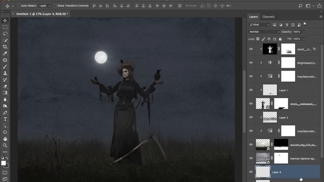 Halloween Photo Manipulation Tutorial - Photoshop