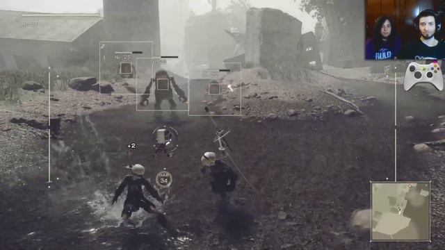NieR Automata - Ep. 12 - Tienes que estar de coña... Un juego efímero... Gameplay español.