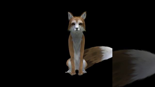 анимация лисички:3(не смотрите в левый верхний угол пж)