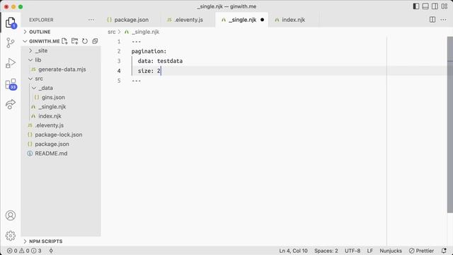 Building a web site with 11ty & google spreadsheets: ginwith.me 2/x