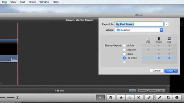 iMovie 9.0.9 works perfectly on OS X El Capitan 10.11.2