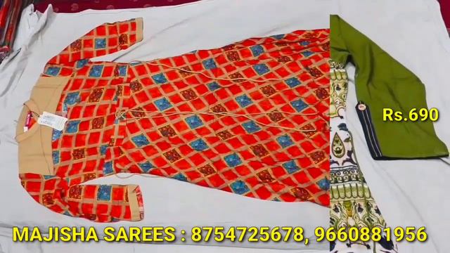 Tops & Churidar Wholesale In Coimbatore,  MAJISHA SAREES COIMBATORE, Coimbatore Wholesale Market,