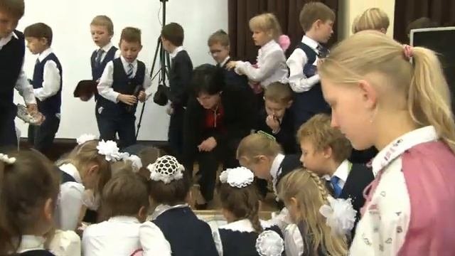 Школа 1726 1 Б класс Посвящение в первоклассники