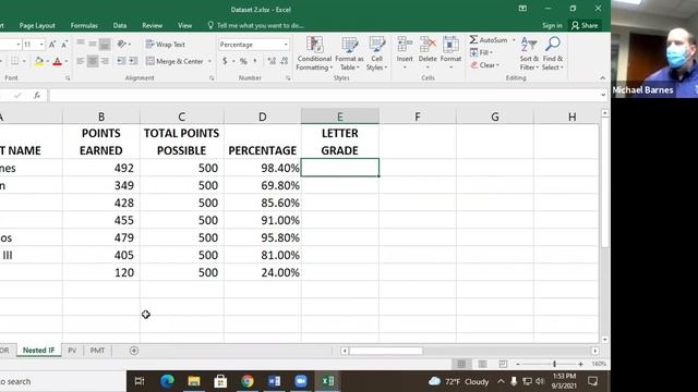 ACCT 667 (Fall 2021) - Data Analysis Excel 2