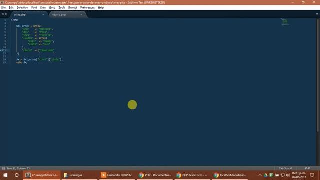 Cómo recupear valor de objeto/array sin bucles en PHP