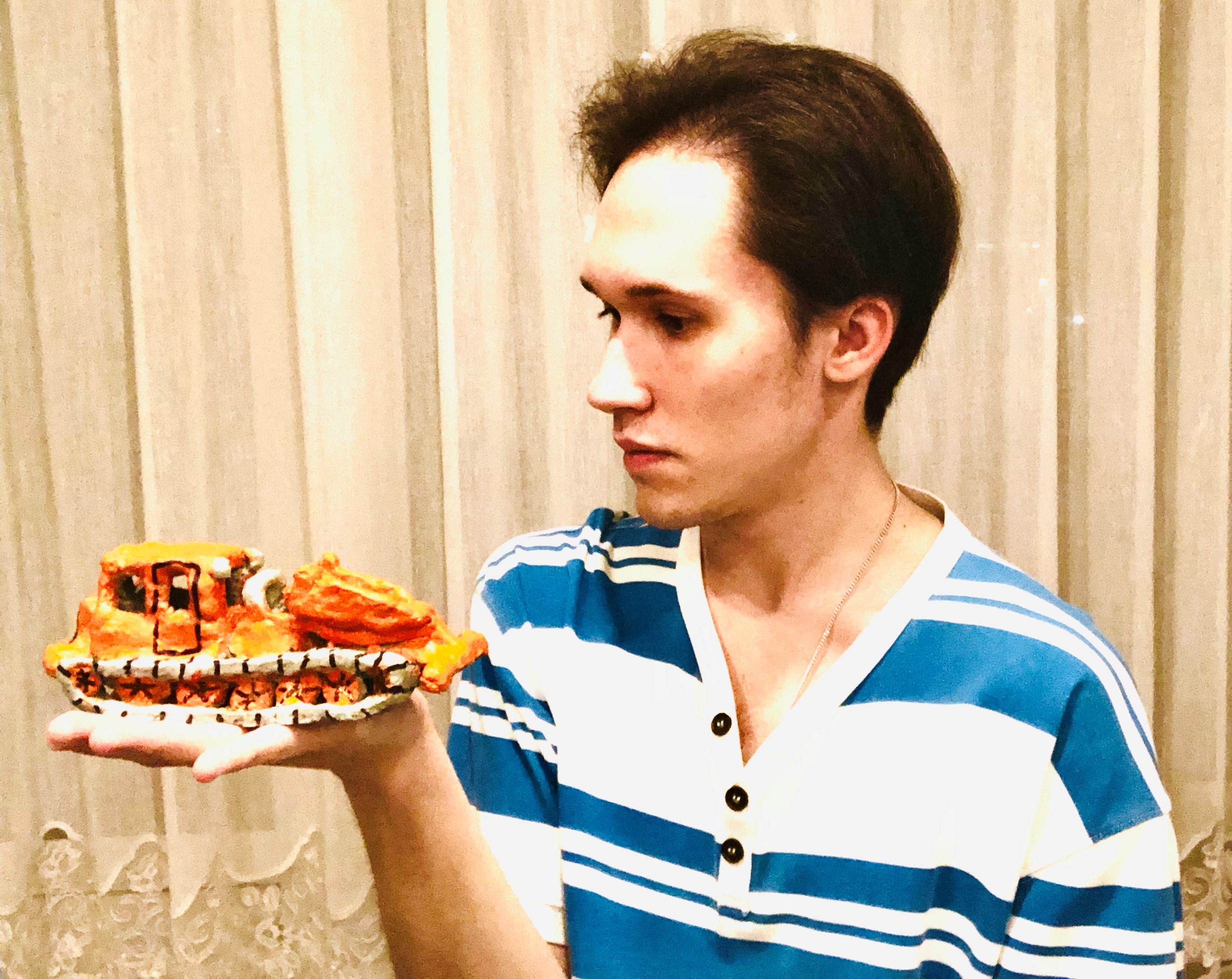 Неудачная попытка лепки обезьяны