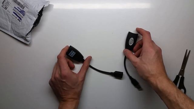 USB удлинитель по витой паре RJ 45 из Китая.( до 45 метров )