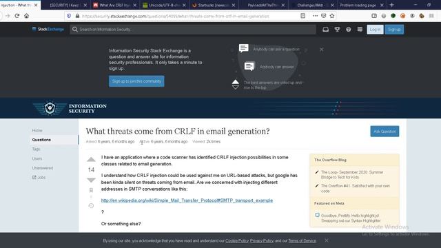 [Web-Hacking-101]-05- CRLF Injection- Arabic