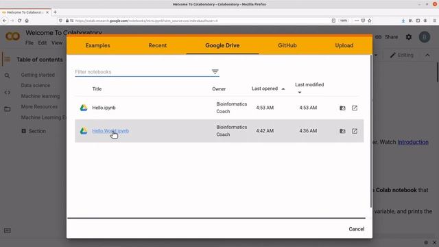 Google Colab tutorial for Python