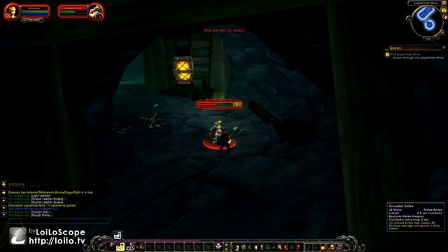 Quest 23: The Jasperlode Mine (WoW, human, paladin)