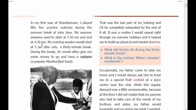 9th Std English - Lesson 1 - Prose - Learning the game