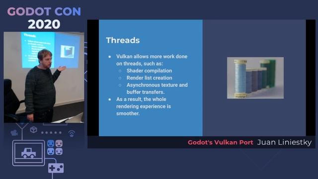Porting Godot to Vulkan - Juan Liniestky | GodotCon Brussels 2020