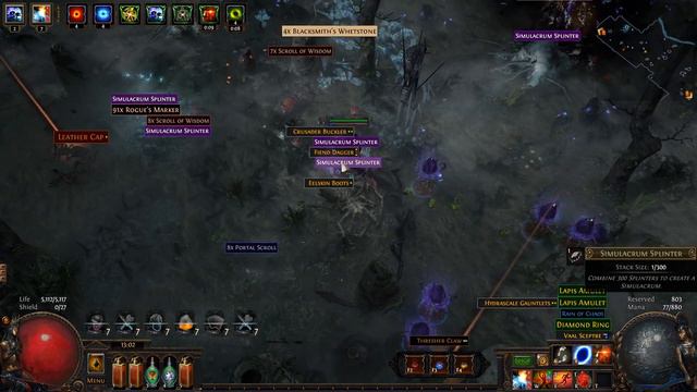 Path of Exile 3.18 Sentinel - Ballista Totem Elemental Hit (Hierophant) - Random Achievements.