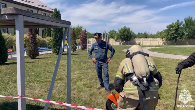 В Карачаево-Черкесии определили лучшее звено газодымозащитной службы