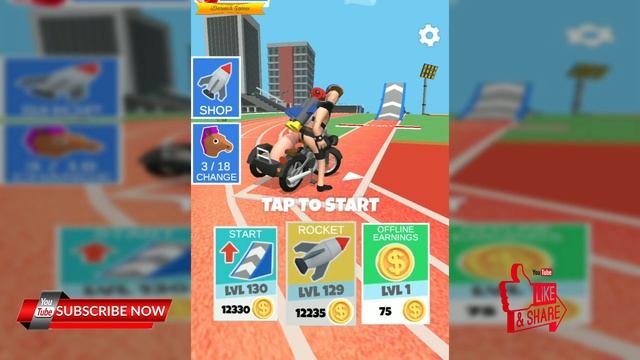 Bike Hop: Be a Crazy BMX Rider! MAX LEVEL START  ROCKET EVOLUTION Level 9999Bike Hop