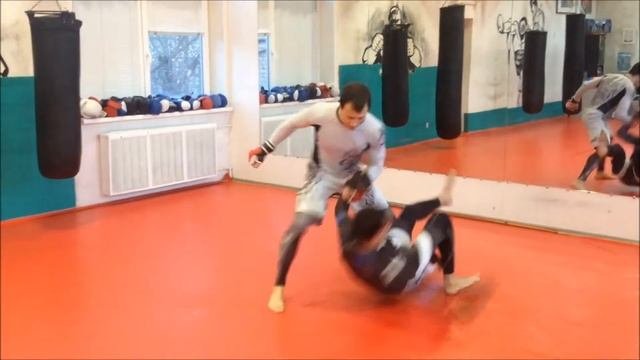 Броски из карате в ММА