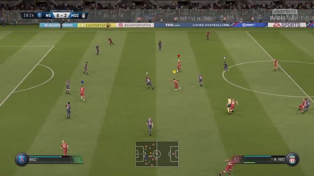 FIFA 19 Outstanding Flying Volley Goal After Flick Setup