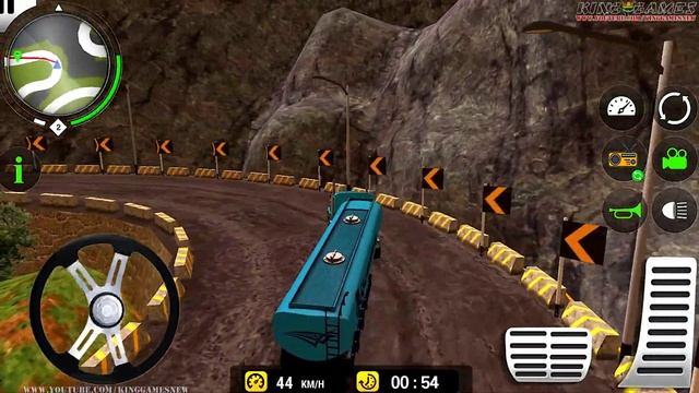 Oil Tanker Transporter Truck Simulator - Ultimate Offroad Truck Uphill Driving 3D - Android GamePla