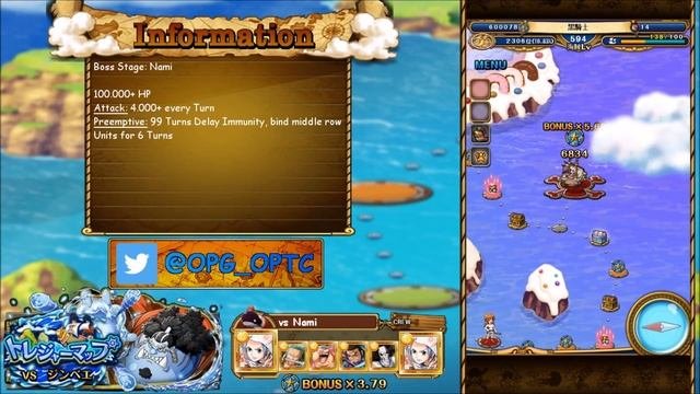 OPTC Treasure Map Jinbei Playthrough