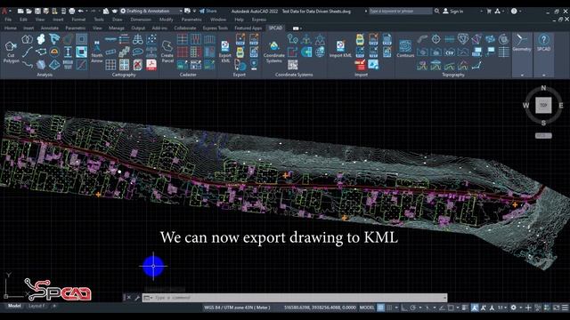Export Drawing to KML File