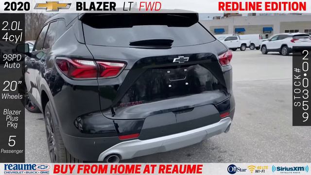 Reaumechev NEW 2020 Chevrolet Blazer LT FWD Redline Edition