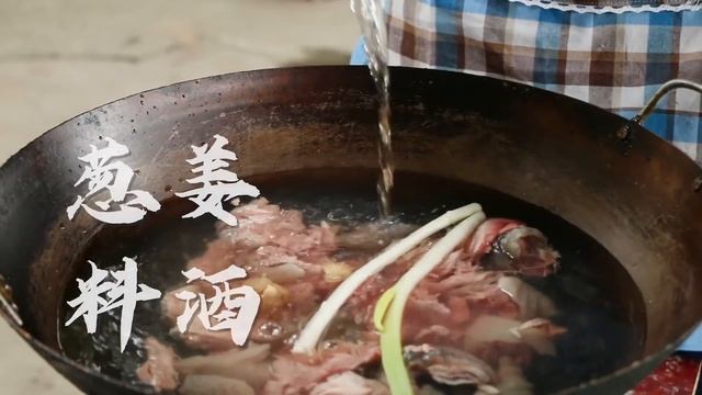 小雨給金老師補身體，10斤的大鱷龜，加上啤酒燉半小時，吃嗨了！ 【市民朱小雨】